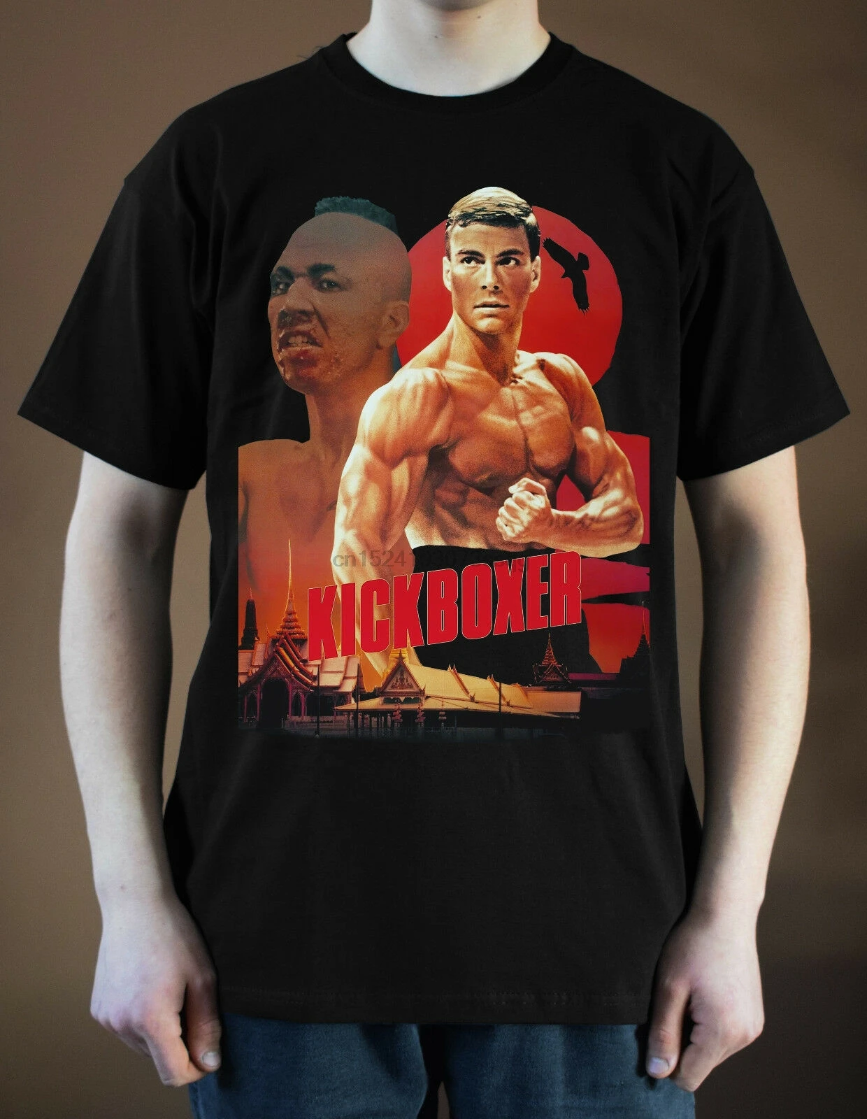Постер Фильма KICKBOXER ver. Футболка 1 Жан-Клод Ван Дамме (черная) |