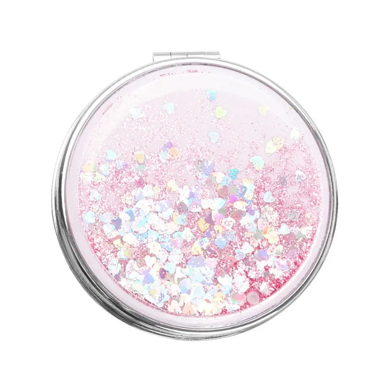 

Makeup Mirror Portable Hand Mirror Travel Round Pocket Cosmetic Mirror Portable Beauty Makeup Tools Accessories