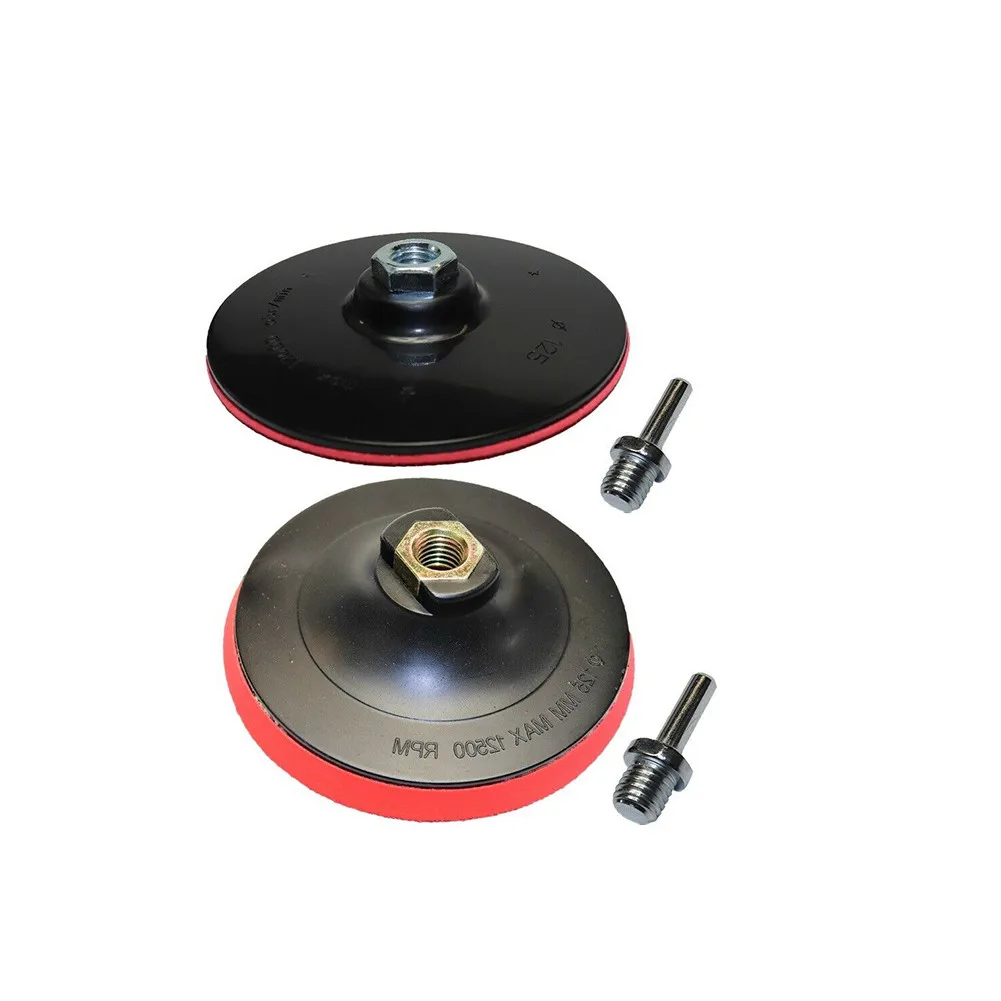 

125mm Hook Loop Backing Pad Sanding Discs Angle Grinderpolishing Pad Electric Drill Rubber Flat M14 Thread Sander