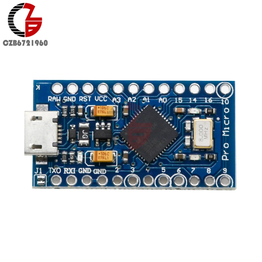 Micro USB ATmega32U4 Pro 3 V 8 МГц Доска модуль для Arduino Leonardo ATMega 32U4 контроллер заменить