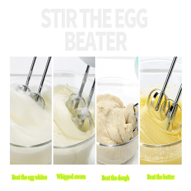 

Electric 7Speed Handheld Food Mixer Egg Beater Cream Cake Baking Home Handheld Small Automatic Dough Mixer Mixer Food Blender