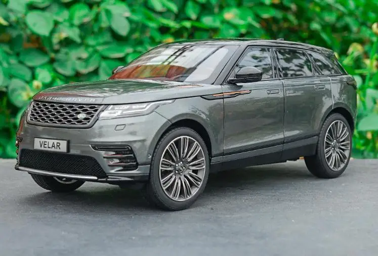 Серый Высокая имитация VELAR SUV, усовершенствованная Коллекция Модель 1:18 игрушечных автомобилей из сплава, литая металлическая модель, Изысканные Подарки - Цвет: Серый