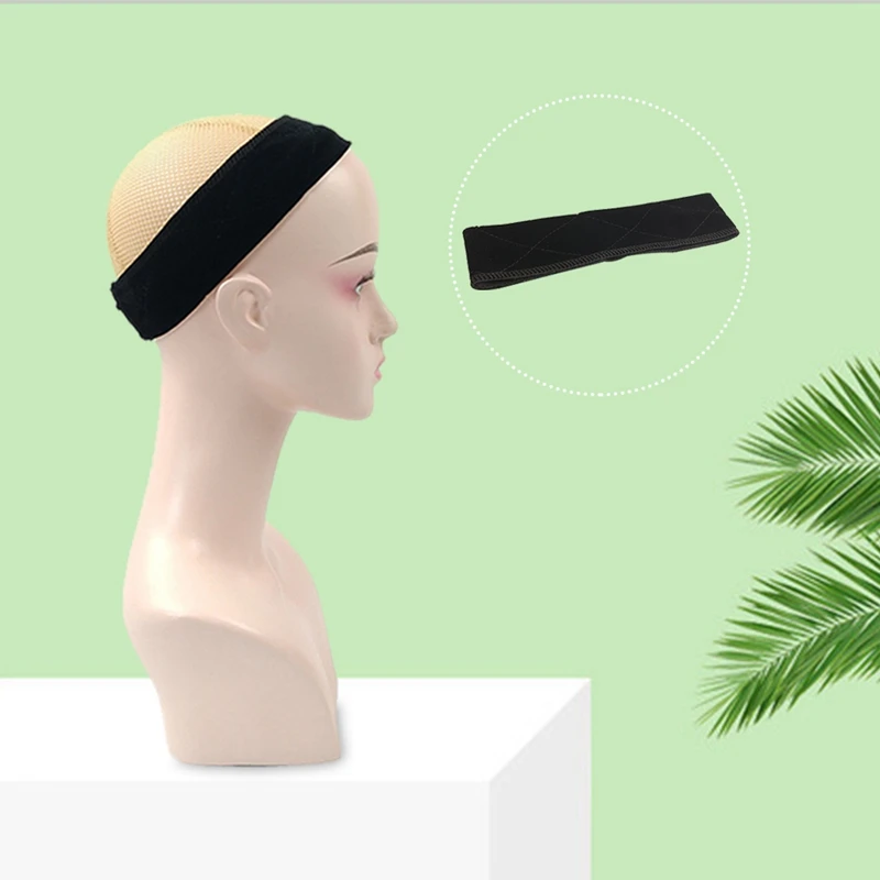 Гибкий бархатный шарф для парика Удобная повязка на голову Регулируемая