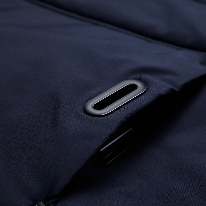 Новый Зимний пуховик для мужчин с толстой курткой и капюшоном модный белый