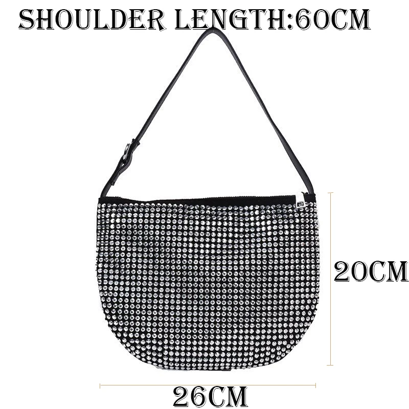 

Luxury Diamond Handbags For Women 2020 Female Bling Clutch Bag Daily Purses Dropshipping Shoulder Bag Small Diamond Bag