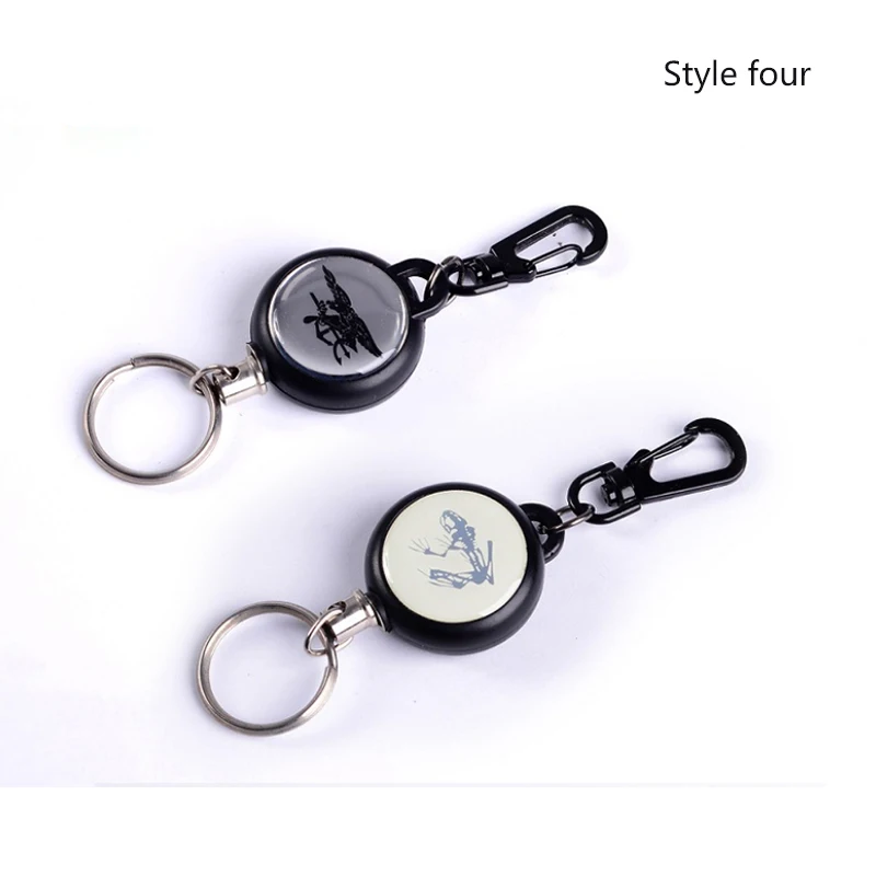 Телескопический брелок для ключей TAD гибкий держатель с функцией защиты от кражи