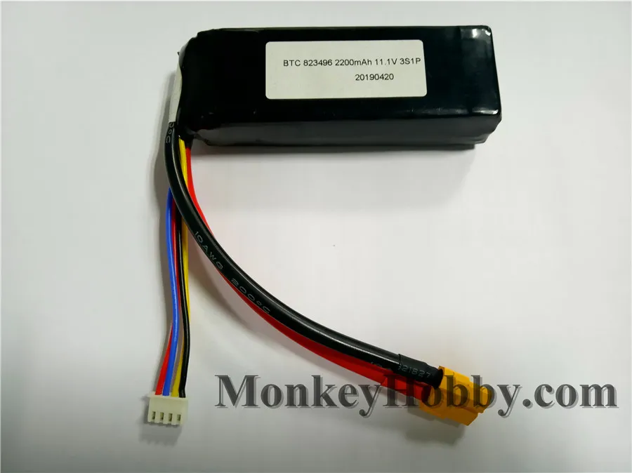 Dynam RC 11.1V 3S 2200mAh 20C Lipo Battery XT60 Plug | Игрушки и хобби