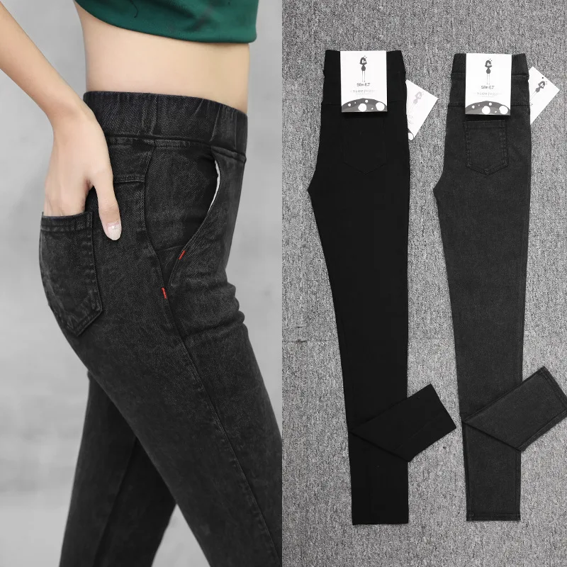 SVOKOR зимние Бархатные леггинсы с высокой талией женские штаны теплые Стрейчевые