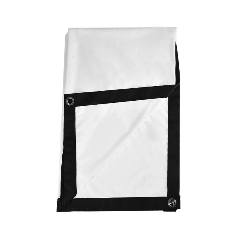 

Computer Covers Projector Screen 120 Inch 16:9 HD Folding Indoor Outdoor Movie Screen Gaming Office Home Cinema Projector Screen