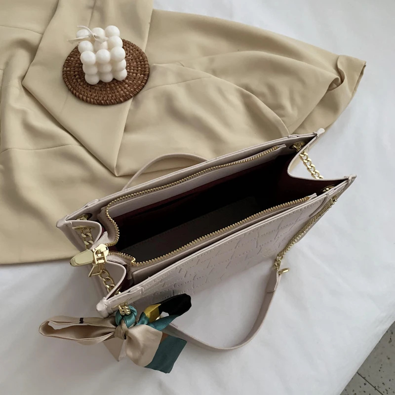 

Women Handbags Fashion PU Leather Shoulder Casual Tote Crossbody Handbags Top Handle Messenger Bags Stone Pattern Chains Bag