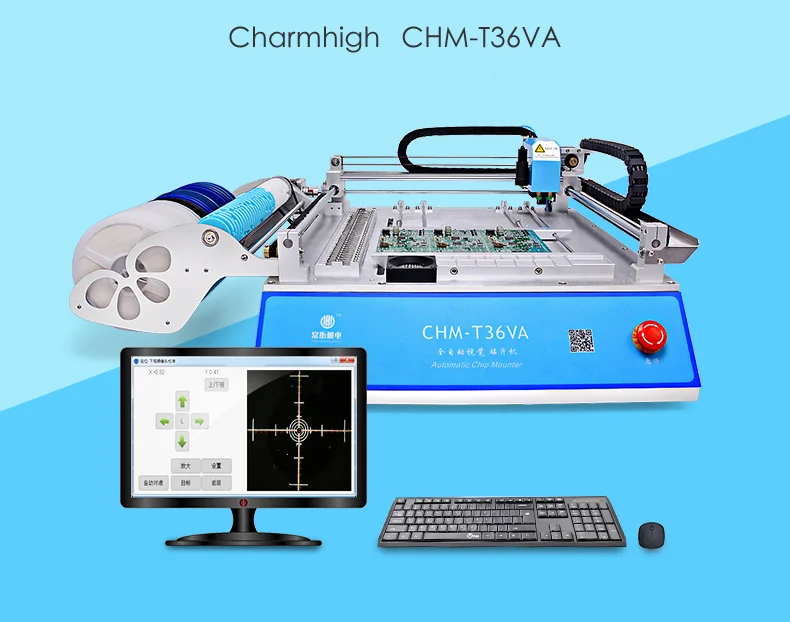 Линия SMT миксер для паяльной пасты настольная машина захвата и размещения CHMT36VA