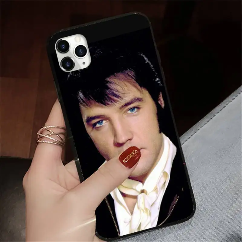 

Elvis Presley America famous singer Phone Case for iPhone 11 12 pro XS MAX 8 7 6 6S Plus X 5S SE 2020 XR