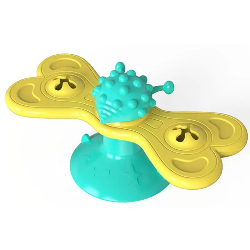 

Whirling Windmill Catnip Tickle Toy Turntable Massage Interactive Puzzle