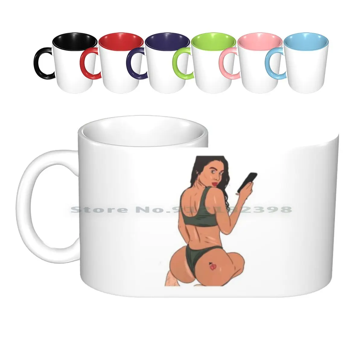 Мультяшные керамические кружки Лана роады кофейные чашки Кружка для молока и чая