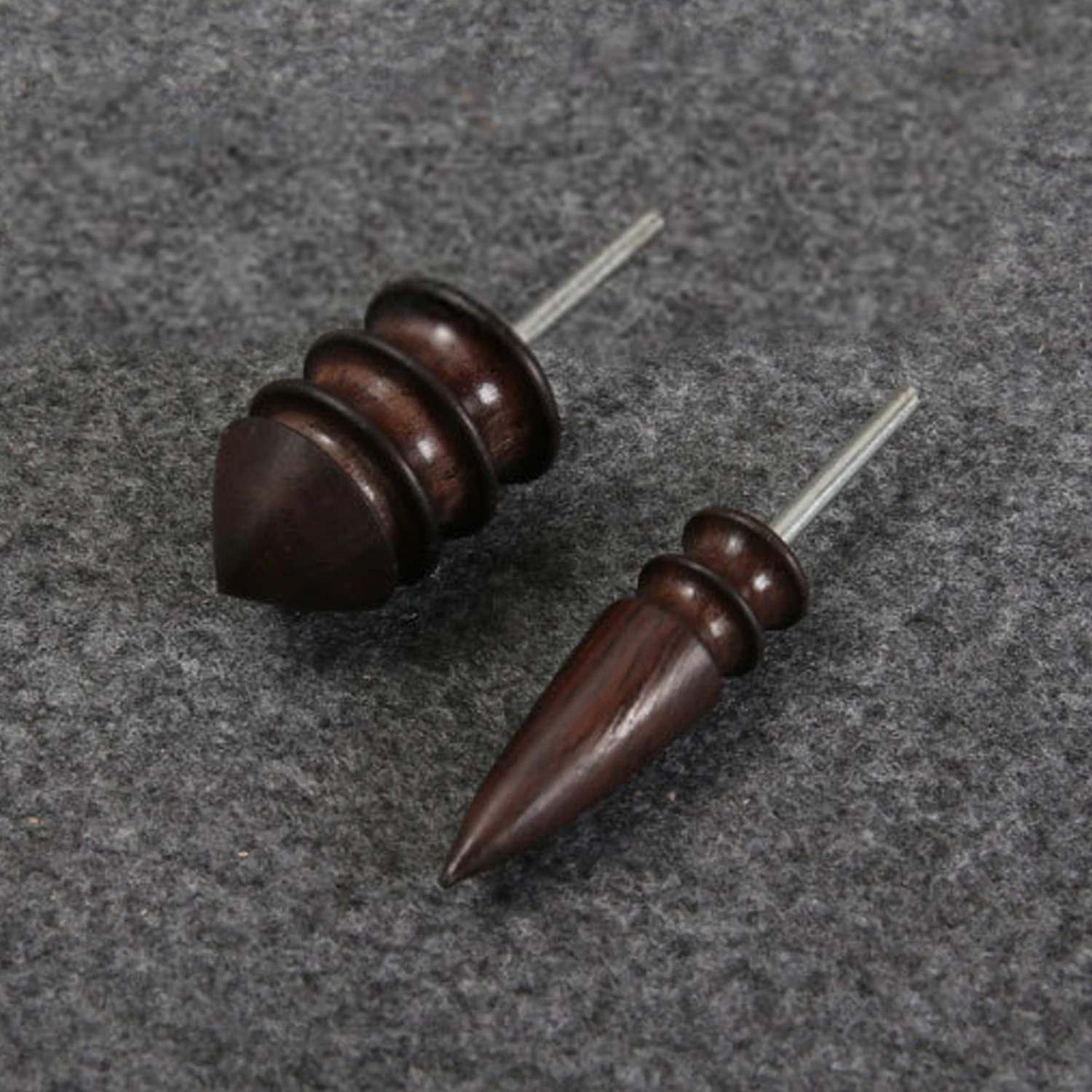

2pcs Handmade Leather Craft Edge Burnisher Slicker Polishing Sharp Tip Set DIY Leathercraft Handcraft Tools for Electric Grinder