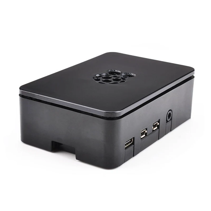 Чехол Raspberry Pi 4 пластиковый черный ABS чехол Raspberry Pi 4B Корпус Корпуса для Raspberry Pi 4 Модель B