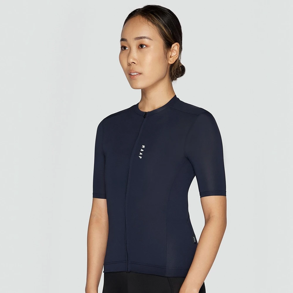 New MAAP Women's Cycling Jersey Summer Short Sleeve Bicycle Clothing Quick Dry Mountain Bike Clothes Breathable Sports Top MTB | Спорт и