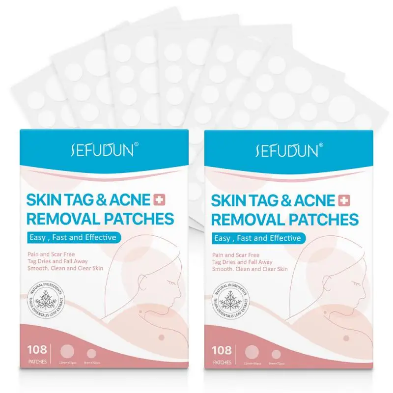

324Pcs Warts Remover Patch Skin Tags Natural Painless Auto Skin Tag Removal Warts Skin tag Bands Remover Acne Warts Stickers