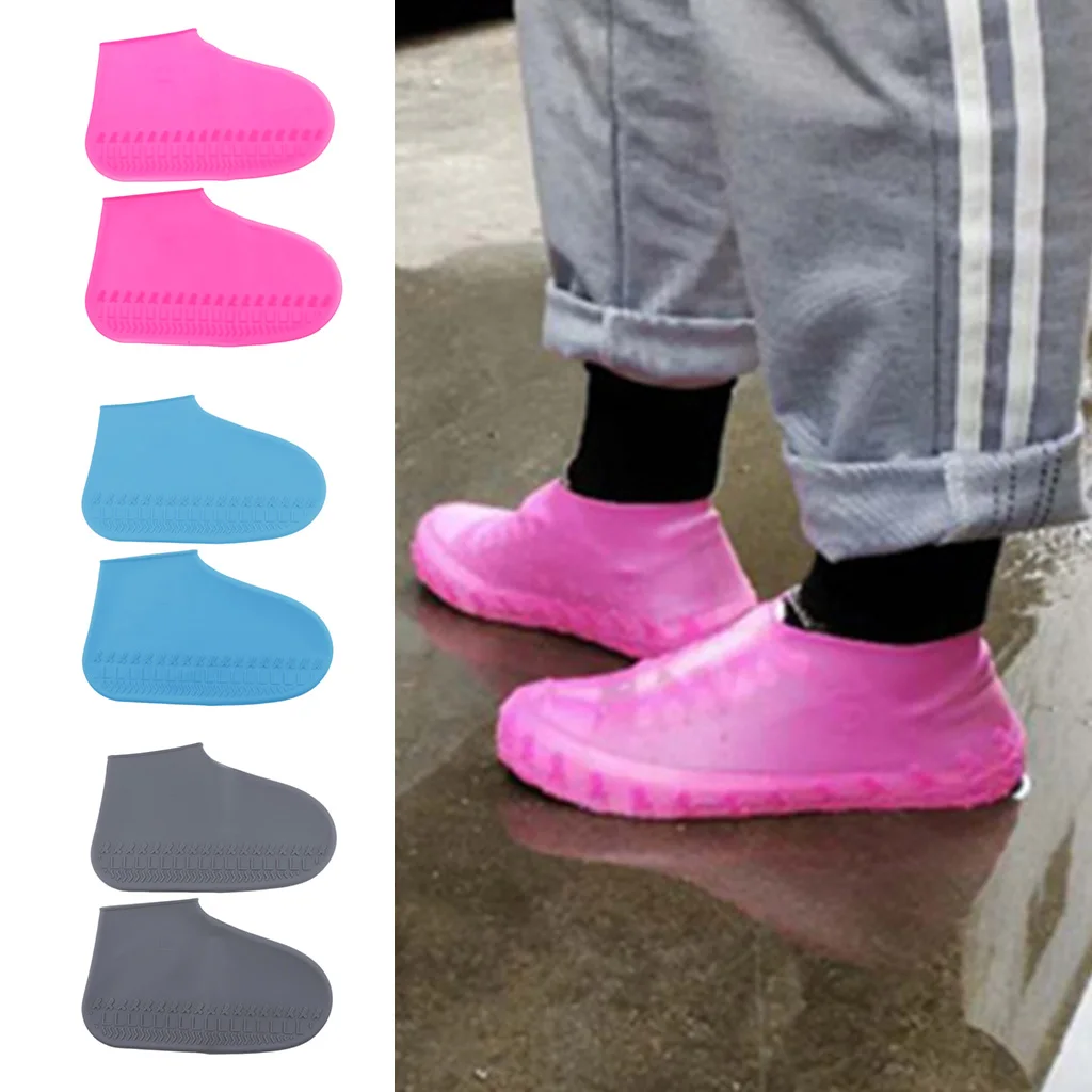 

Unisex Rain Shoe Covers Sole Overshoes Boot Cover Shoe Protector Recyclable