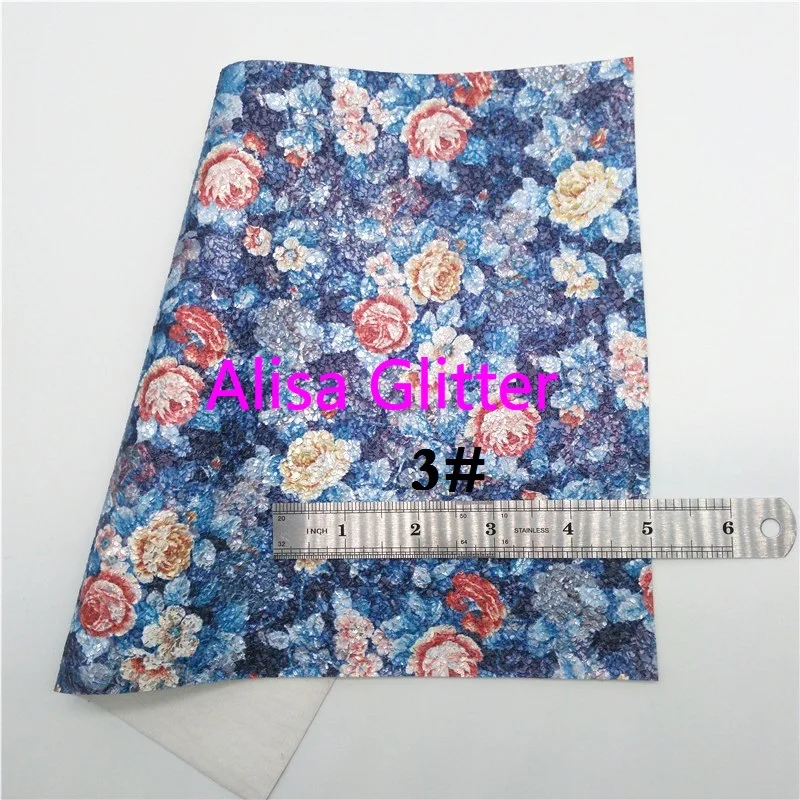 1 шт. искусственная кожа с принтом розы 21 х29 см | Дом и сад