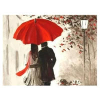 5d diy diamond painting red umbrella love full round picture diamond embroidery mosaic cross stitch christmas decoration dw012