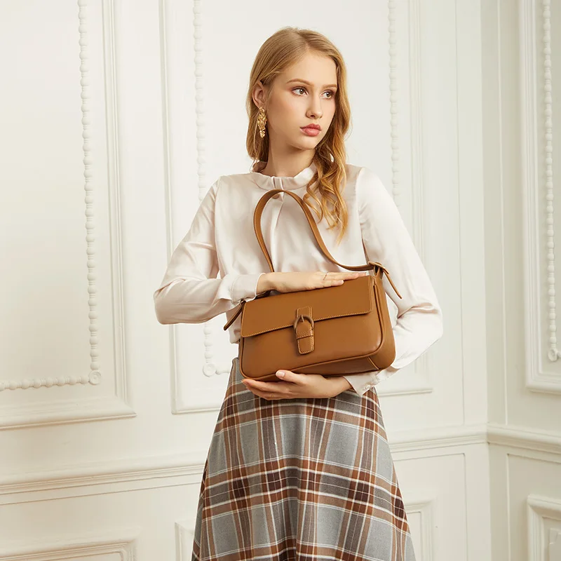 

Fashion large capacity High quality Solid simple leather women's Shoulder Tote Bag women's bag luxury designer handbag purses