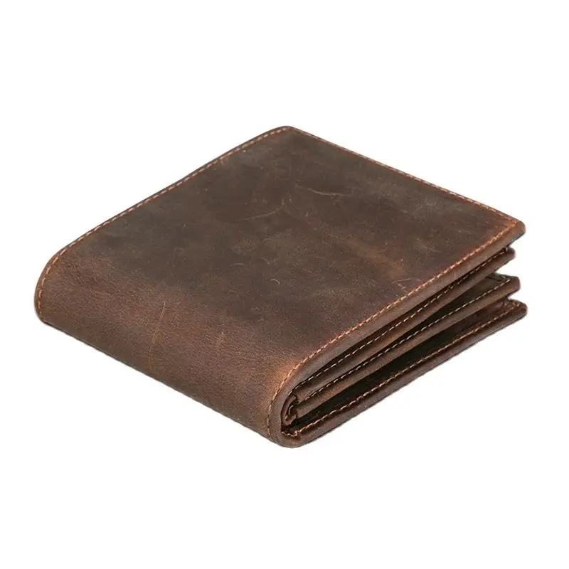 

Кошелек мужской из натуральной кожи, с RFID-блокировкой