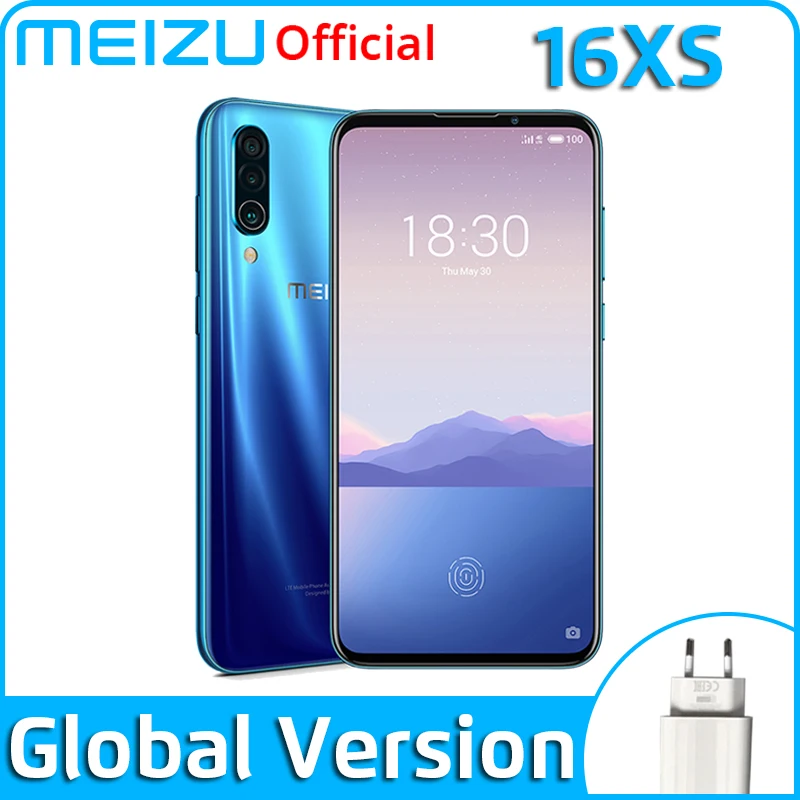 Meizu 16xs s глобальная версия Meizu16xs 6GB 64GB Смартфон Snapdragon 675 Octa Core 48MP Тройная камера Android телефон Быстрая зарядка