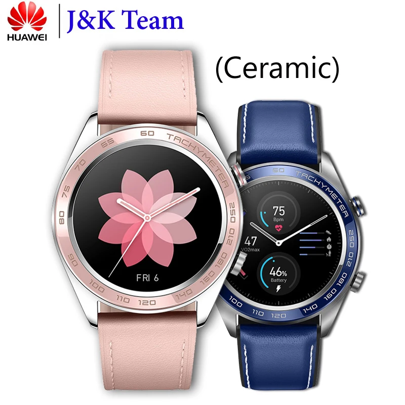 Huawei Honor Watch Dream ceramic face smartWatch NFC GPS 5ATM водонепроницаемый трекер сердечного ритма сна