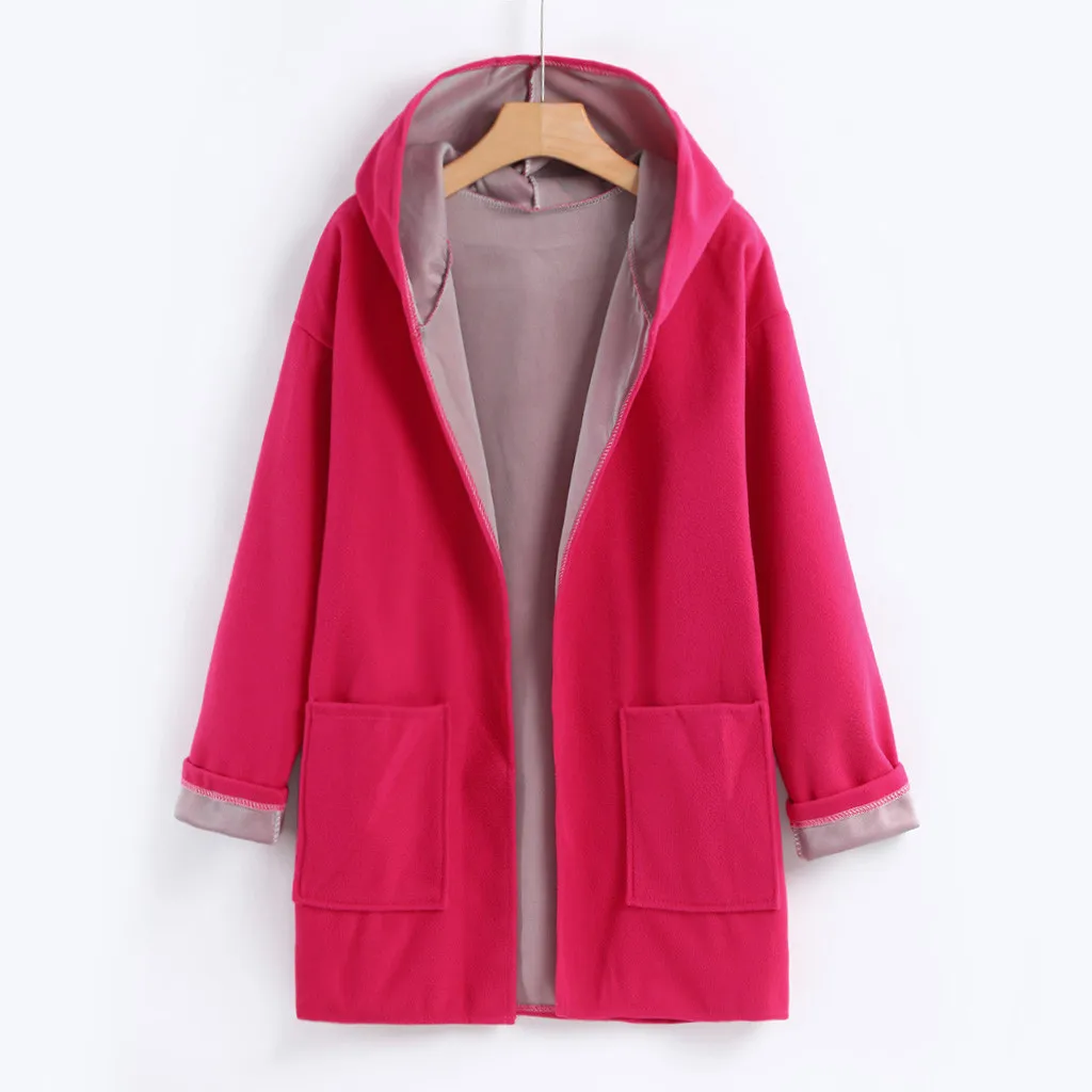 Женские куртки и пальто размер плюс женские модные куртка средней длины большого