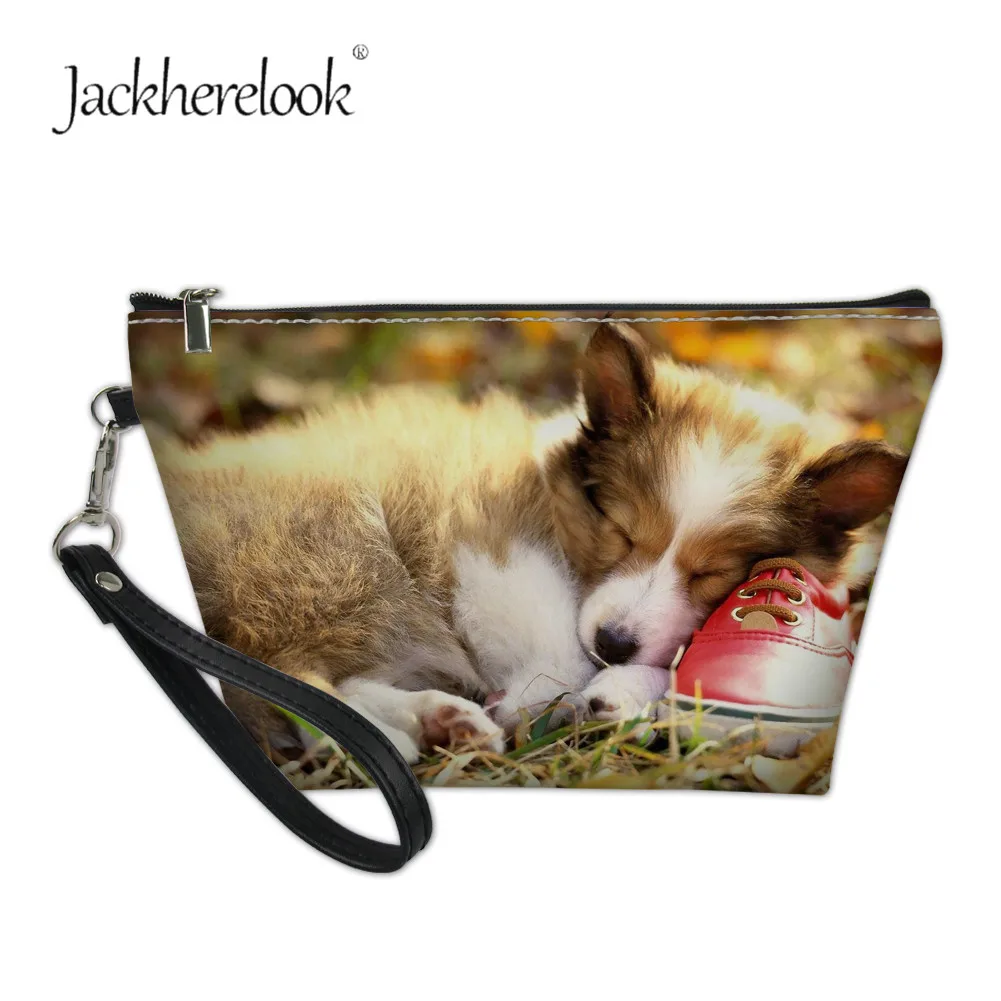 Jackherelook 3D Welsh корги Pembroke узор женская косметичка Мини Путешествия функциональный