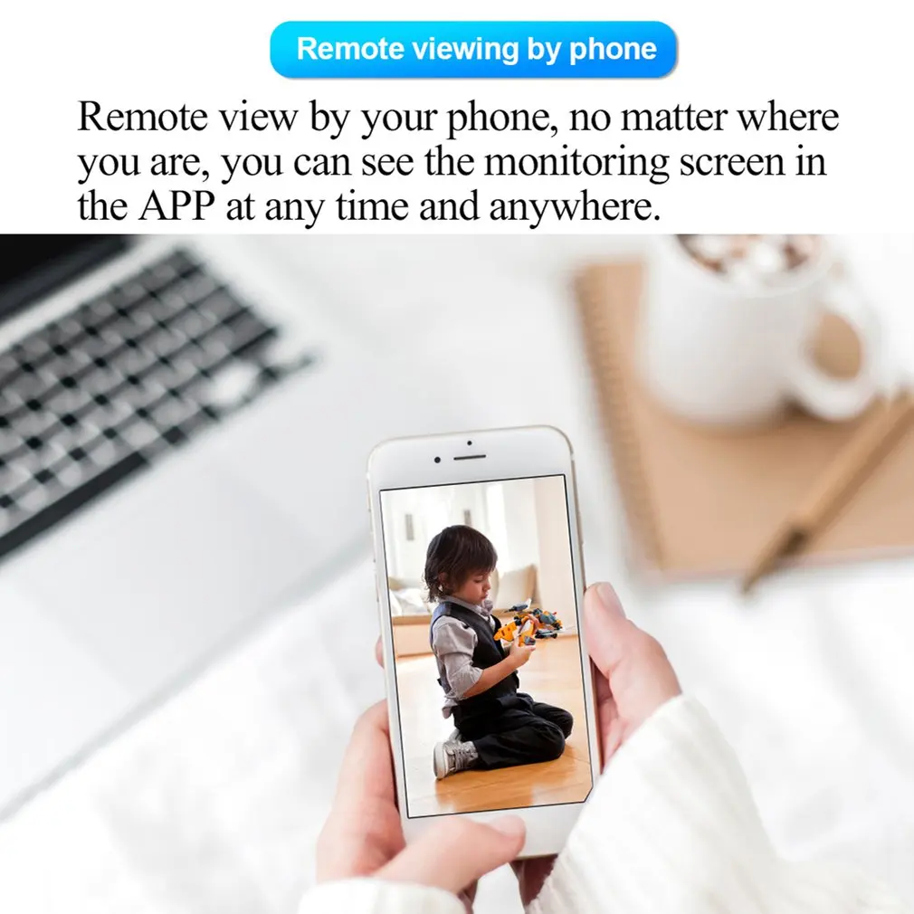 Умная IP-камера HD E27 с беспроводным Wi-Fi соединением удаленным просмотром |