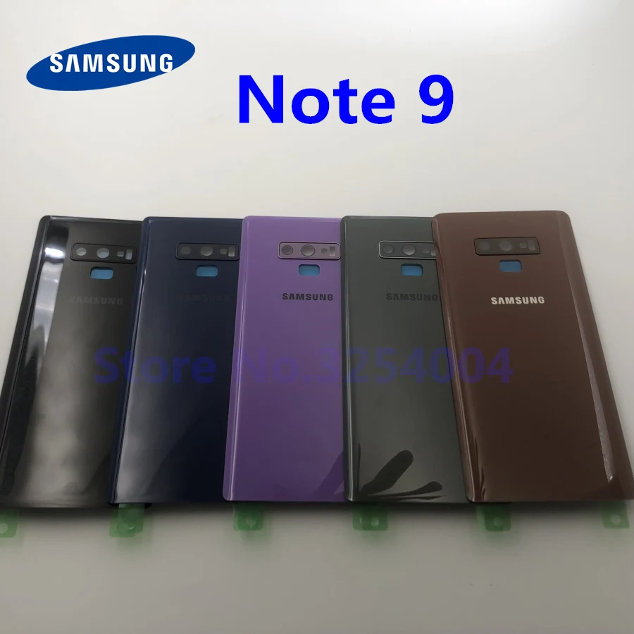 Note9 чехол на заднюю батарейку для samsung Galaxy Note 9 N960 N960F N9600 задняя крышка на стекло+ объектив для камеры