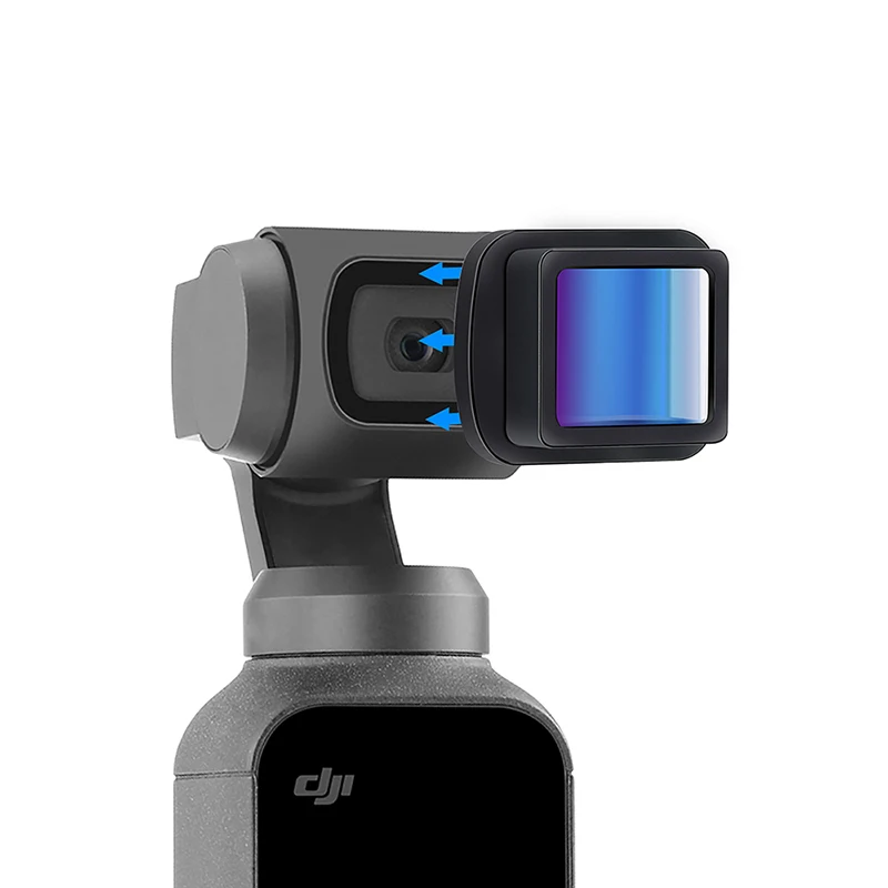 Ulanzi обновленный HD 4K Osmo Pocket Магнитный 1.33X анаморфный объектив Широкоугольный