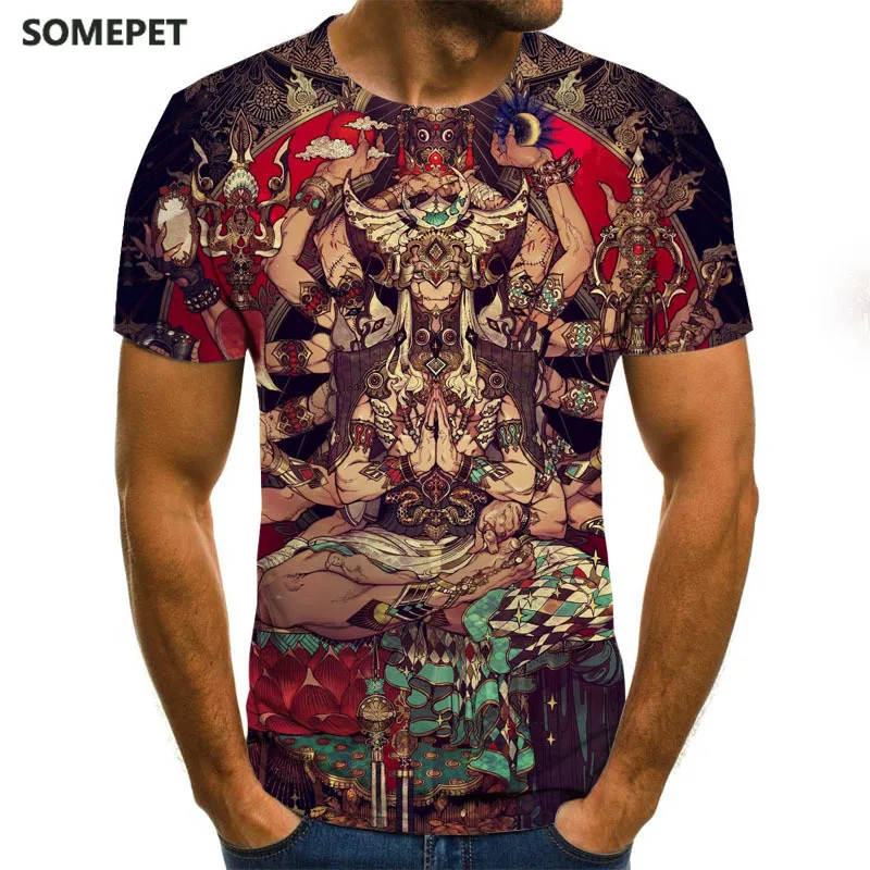 

up to date Anime print game t shirt streetwear men Women fashion t-