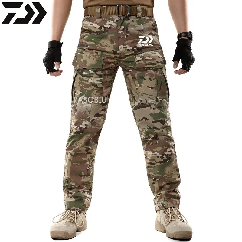

Daiwa Gamakatsu Fishing Pants for Men Fishing Clothes for Fishing Tactical Clothing Mens Outdoor Sports Trousers Multi-Pocket
