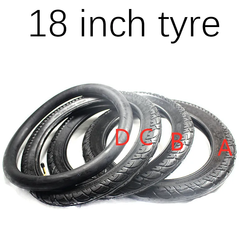 Новая 18x3,0, 18x2,50, 18x2,125 многостильная 18 дюймовая внутренняя шина и внешняя шина подходит для многих газовых электрических скутеров и электронных велосипедов