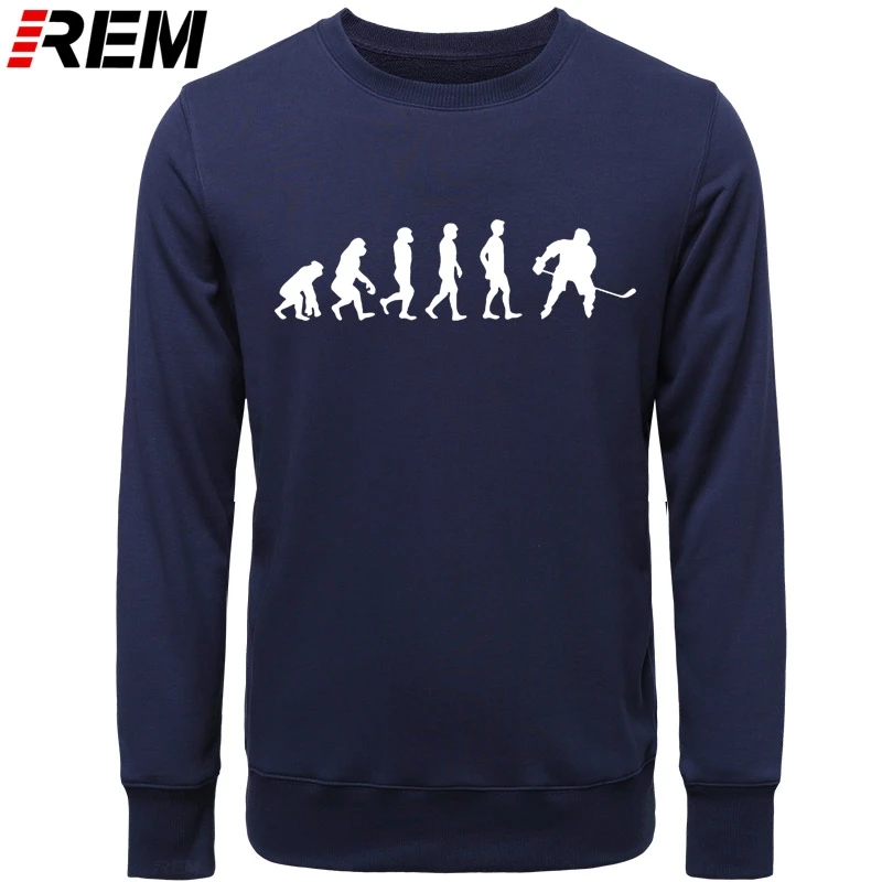 Мужская Повседневная Толстовка REN Evolution Hockeyer модная брендовая толстовка из 100%