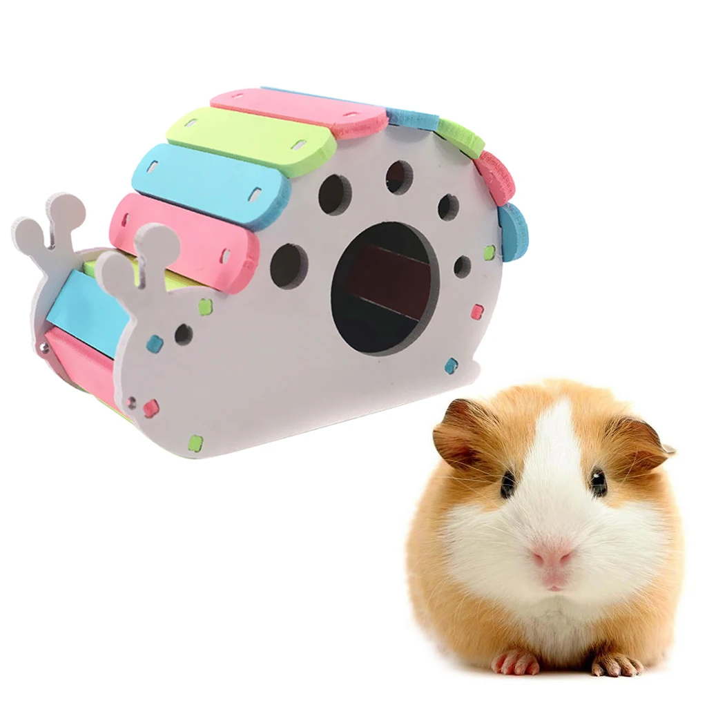 

Colorful Hamster House Hut Hideout and Play Toy Climb Toys ( SNAIL )