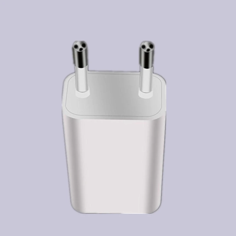 EU White Универсальное настенное зарядное устройство с двумя портами USB Mini AC, 2 порта, зарядное устройство для домашнего мобильного телефона, зарядное устройство US/EU для iPhone, huawei, зарядное устройство для путешествий - Тип штекера: EU White