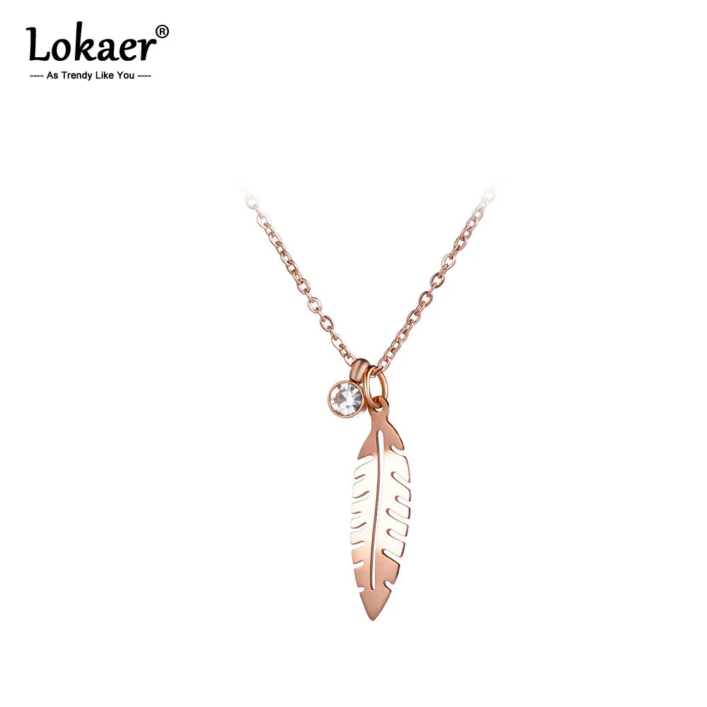 Lokaer мозаика кубический цирконий листья любовь чокер кулон ожерелья ювелирные