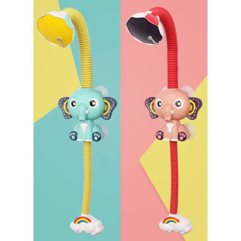 

Cute Elephant Pattern Faucet Baby Water Game Shower Head Electric Water Spray Toy for Kids Swimming Bathroom Bath Toys