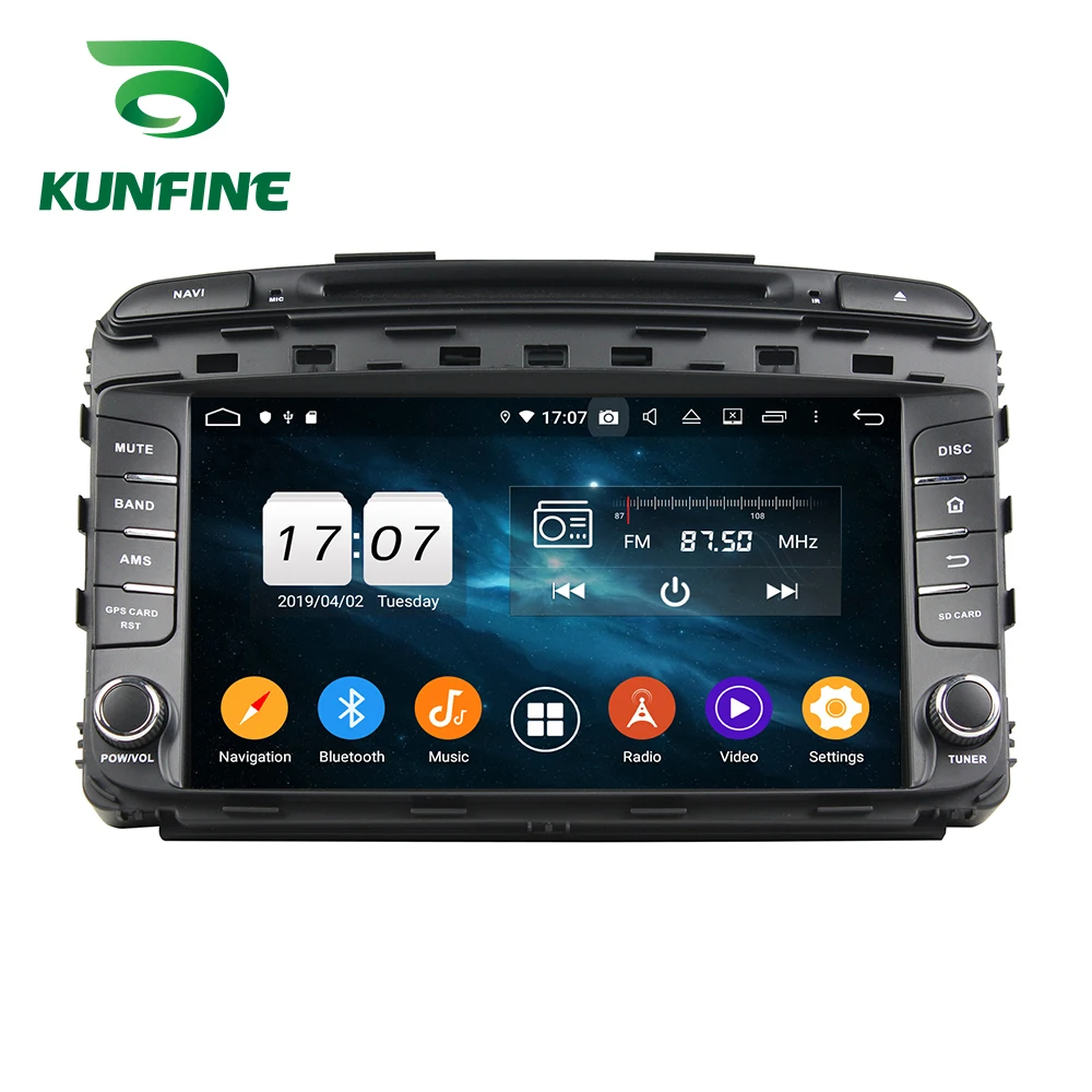 Android 9 0 Восьмиядерный 4 Гб ОЗУ 64 ПЗУ автомобильный DVD GPS мультимедийный плеер