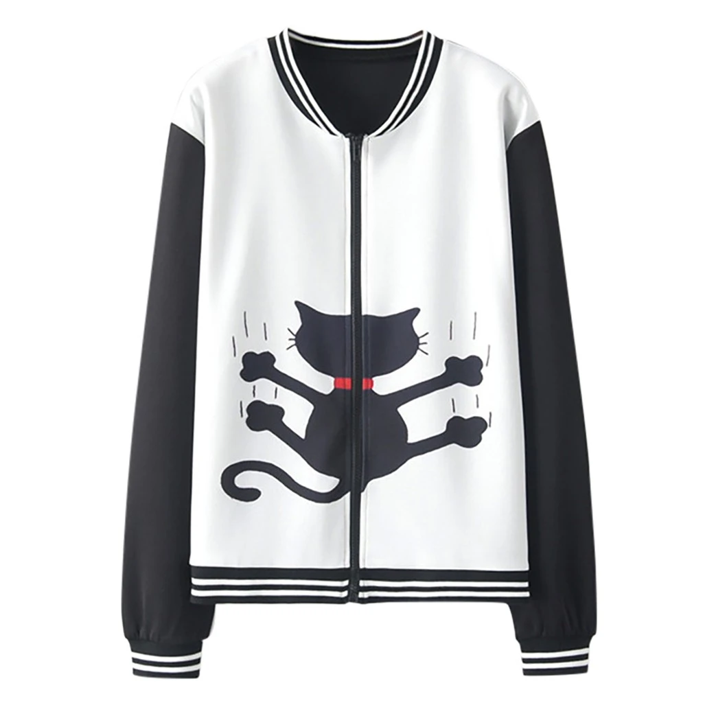 Женская Осенняя блузка модная женская Свободная Толстовка с круглым вырезом и