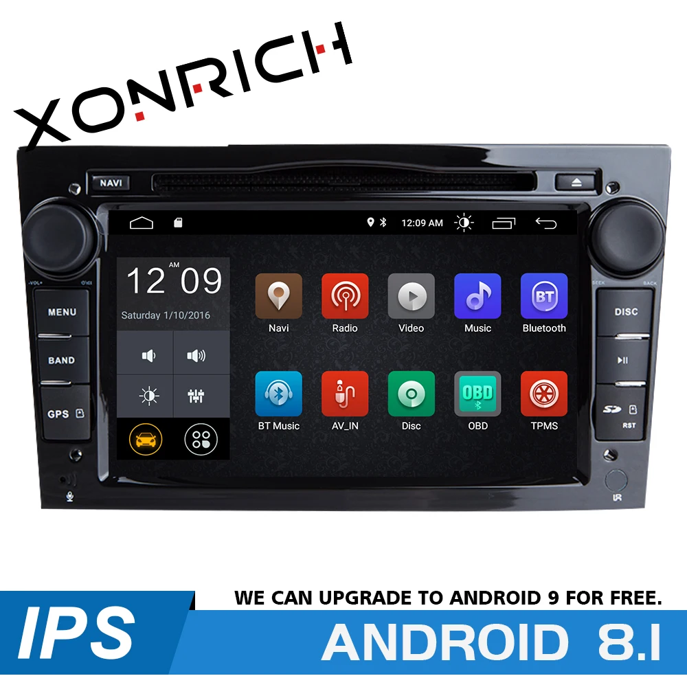 2 Din Android 8 1 автомобильный DVD GPS навигация Авторадио для Opel Astra H G J Vectra C Zafira b Corsa D Antara