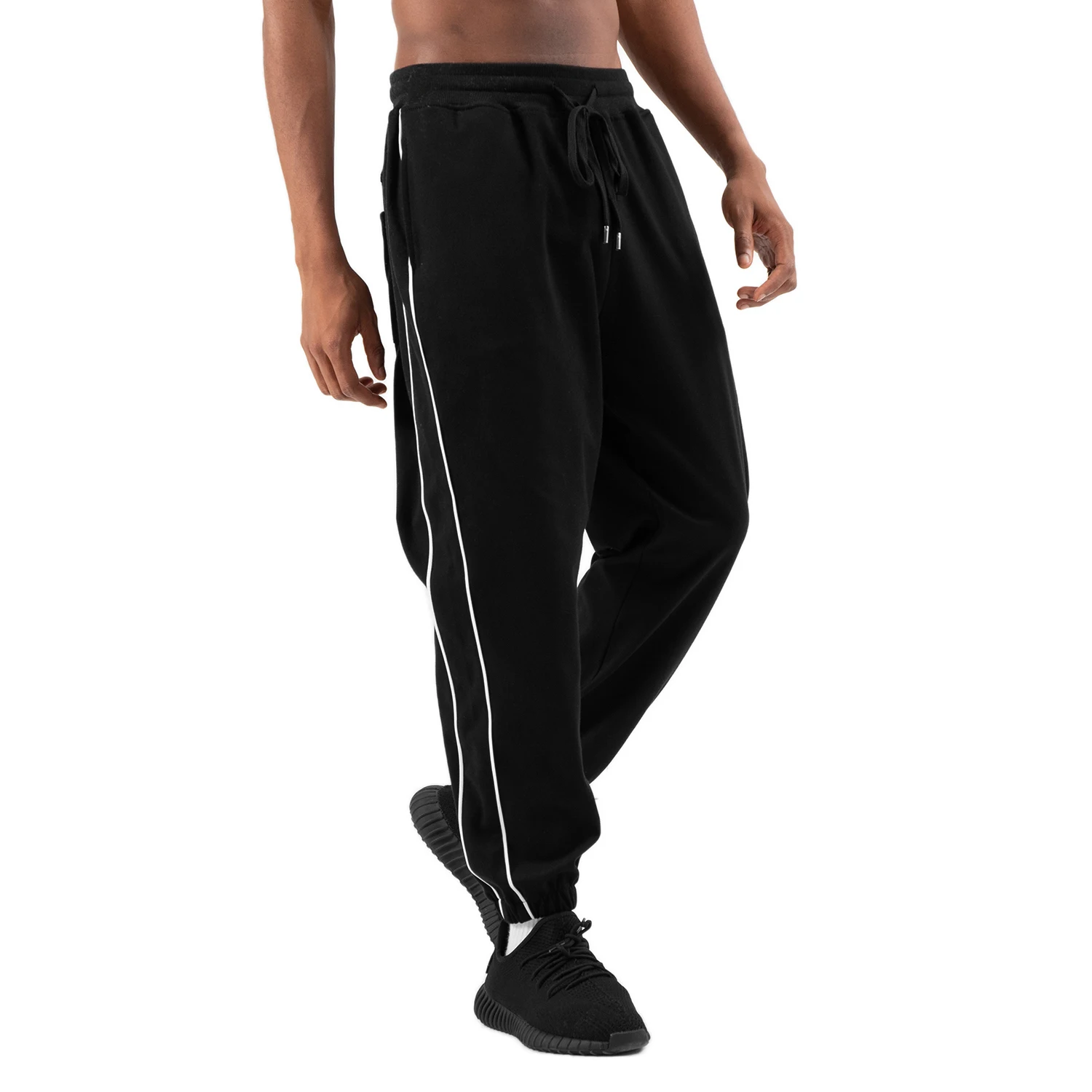 Мужские тренировочные брюки с карманами повседневные спортивные штаны для бега