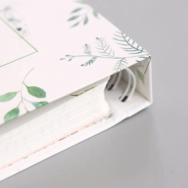 

MINKYS Kawaii Floral Flower 112 Sheets Weekly Plan Notebook Agenda With Storage Bag And Stickers Korean School Stationery Gift