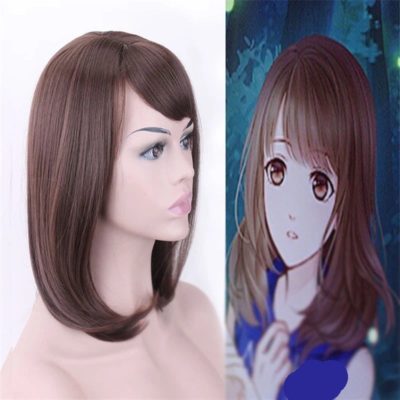 Парик для косплея из синтетических волос женщин и девушек аксессуары