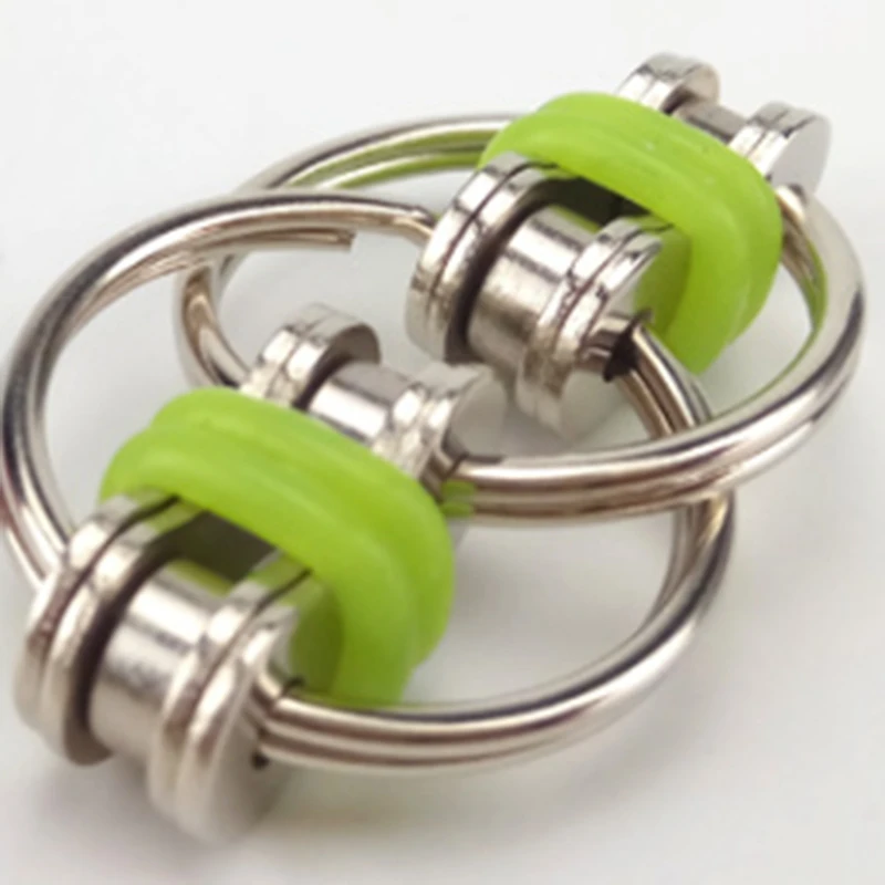 

Decompression Chain Toy Bicycle Chain Metal Keychain Toy Is Suitable for Adults and Children Decompression Chain