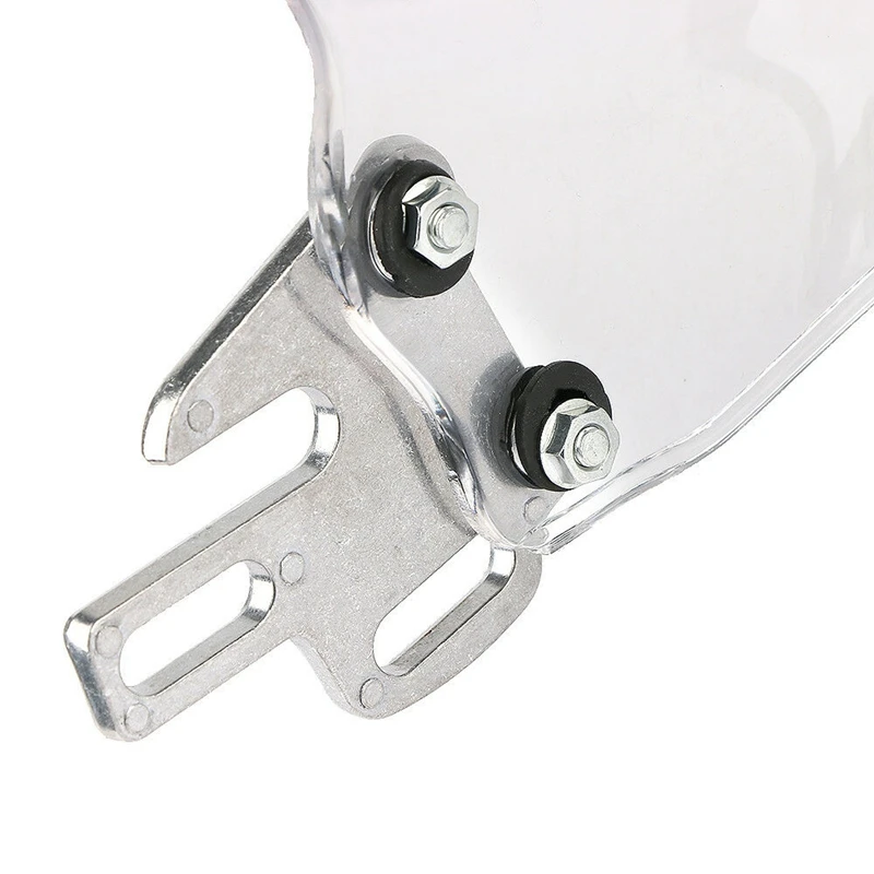 Топ!-мотоциклетное белое лобовое стекло круглые фонари ветровое для уличного